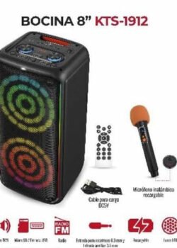 Bocina Karaoke Box/ Modelo: KTS-1912