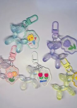 Llavero de Perrito Brilla en la Oscuridad