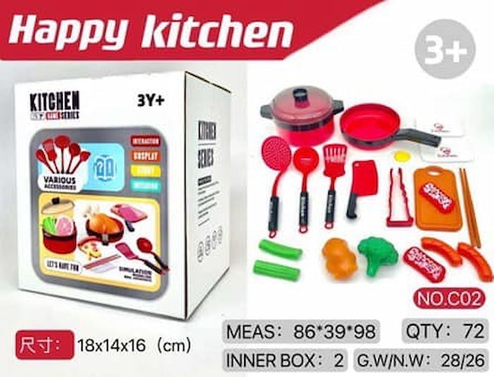 Set de Alimentos y Utencilios de Cocina cod-1039