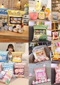 Almohada con Mini Peluches