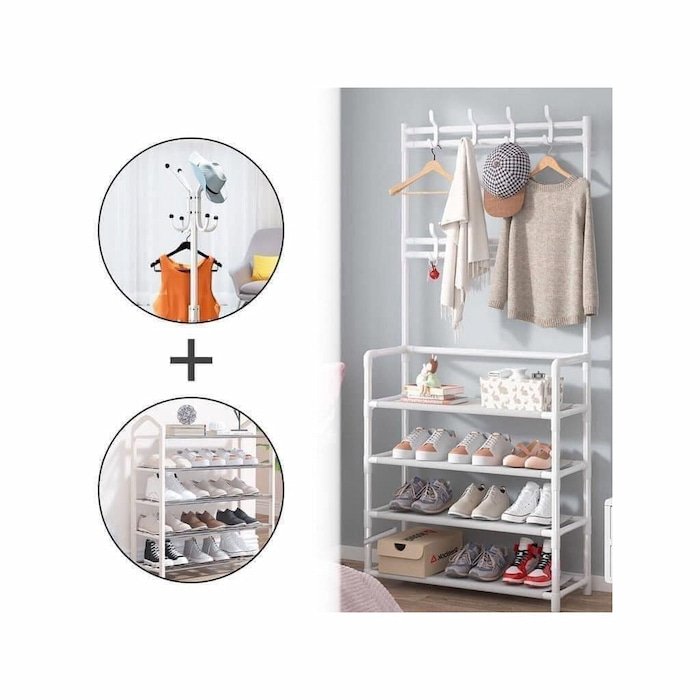 Zapatera c/ Perchero 4 Niveles - Imagen 2