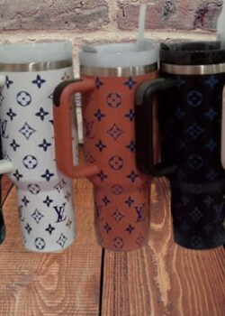 Vaso Térmico con aza con Estampado