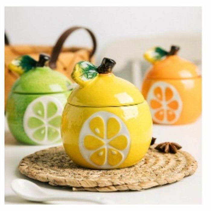 Tarros de cerámica para condimentos