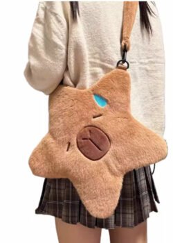 Bolsa Estrella Capibara de Peluche