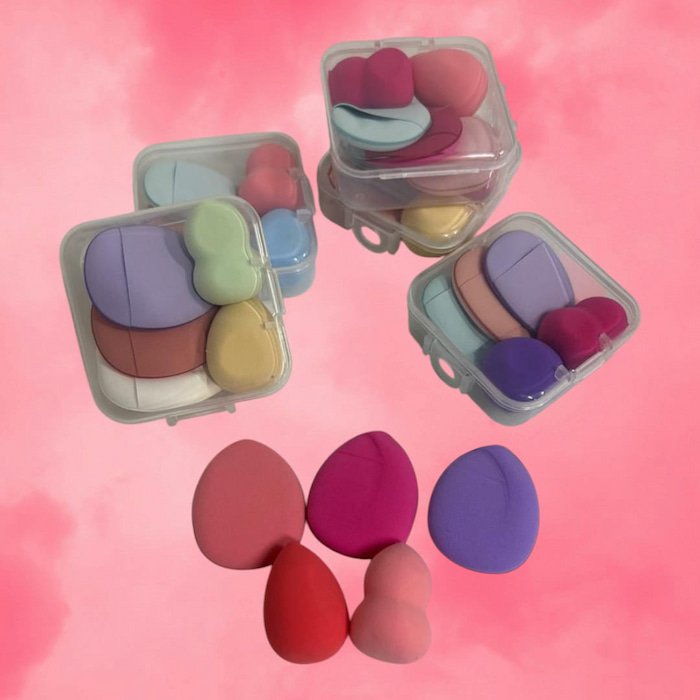 Estuche de Mini Esponjas P/ Corrector