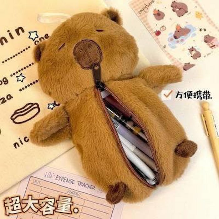 Lapicera Capibara de Peluche