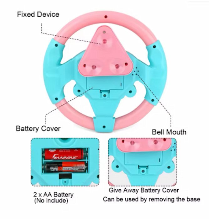 Juguete Simulación Volante de Coche - Imagen 2
