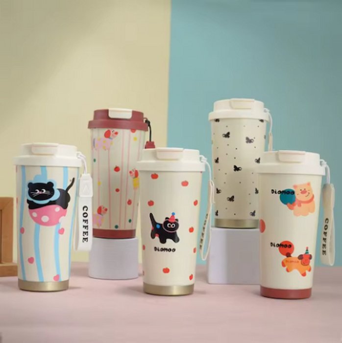 Taza Térmica C/ Diseño kawuai