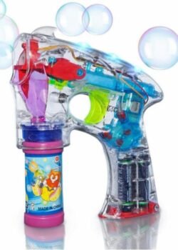Pistola De Burbujas Con Luz