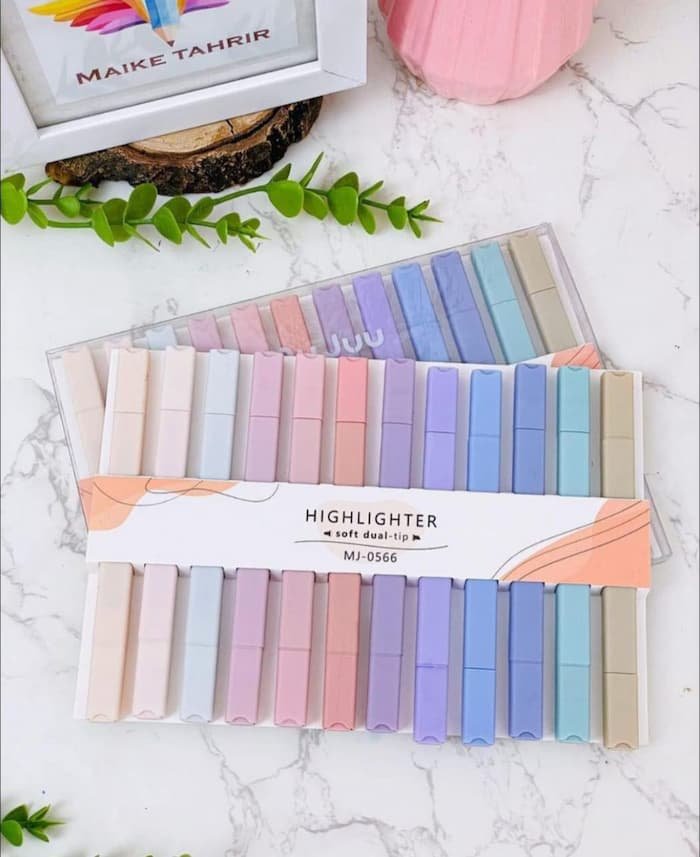 Set Marcatexto Pastel