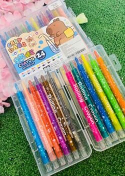 Set De Crayones Capibara 18pz