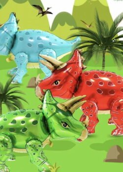 Globo Aluminio de Dinosaurio