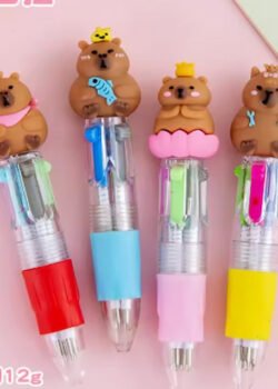 Lapicero Capibara 4 tintas