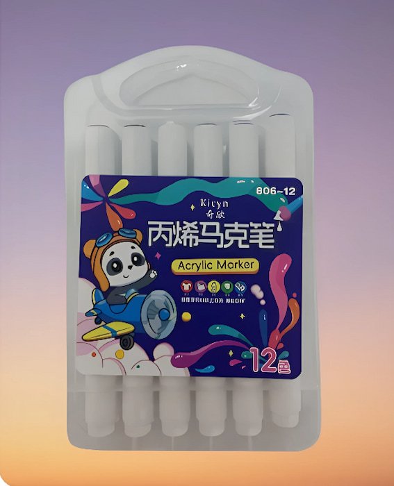 Marcadores Rotulador Acrílico 12pz