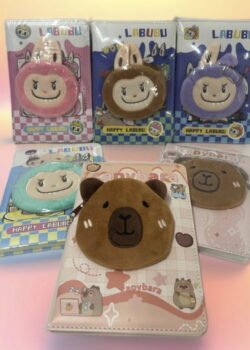 Libreta C/ Monedero de Capibara /Labubu