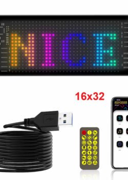 Pantalla Flexible C/Panel LED 16*32 pixel