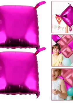 Globo Cuadrado Metálico