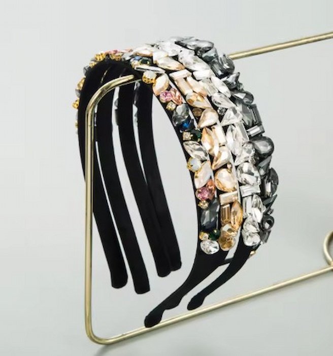 Diadema de Diamante Imitacion P/Mujer