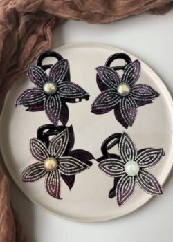 Pinza Flor con Pedreria