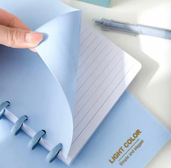 Libreta con Portada de platico Grande