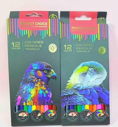 Colores Triangulares 12 pz