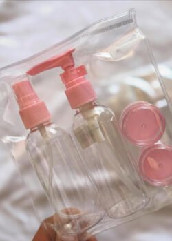 Set de Viaje P/ Shampoo y Crema  4 pz