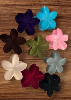 Pinza Flor Terciopelo