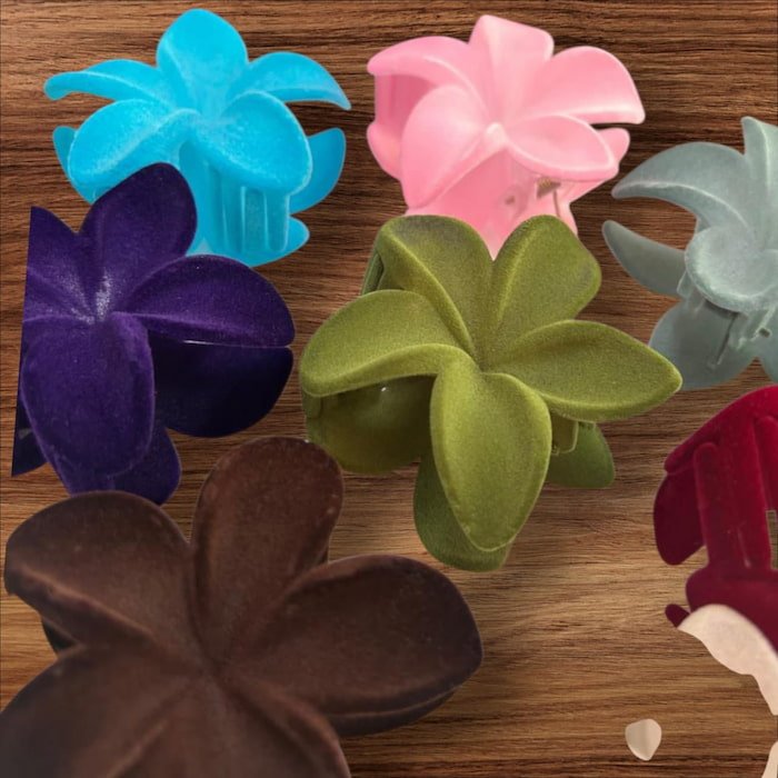 Pinza Flor Terciopelo - Imagen 2