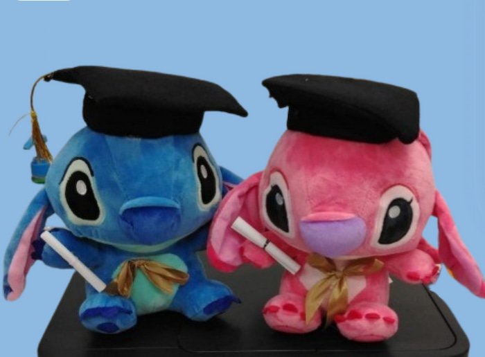 Stitch de Peluche de Graduación