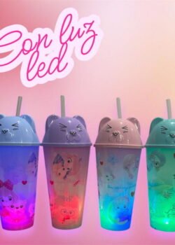 Vaso kawuai C/Luz Led