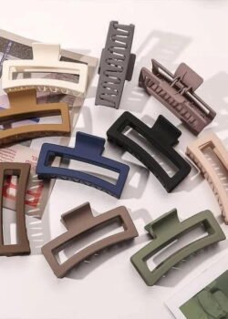 Pinza P/Cabello Cuadrada Jumbo