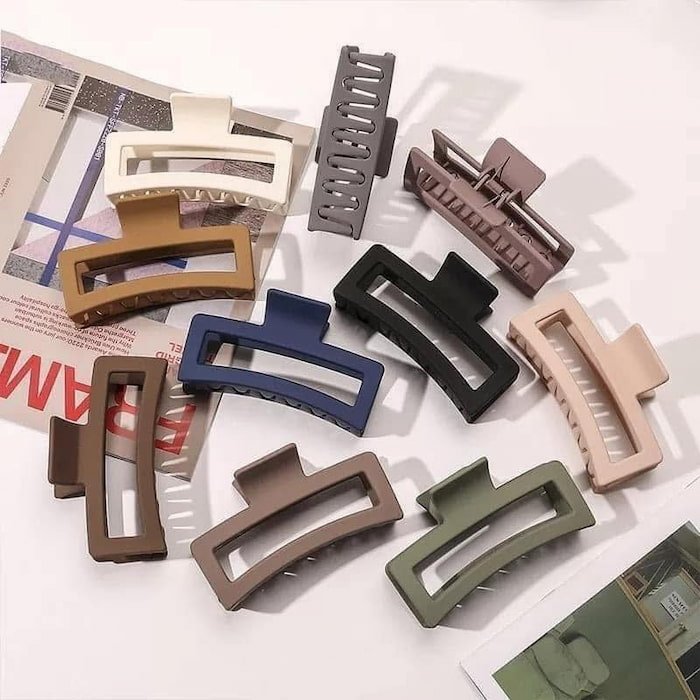 Pinza P/Cabello Cuadrada Jumbo