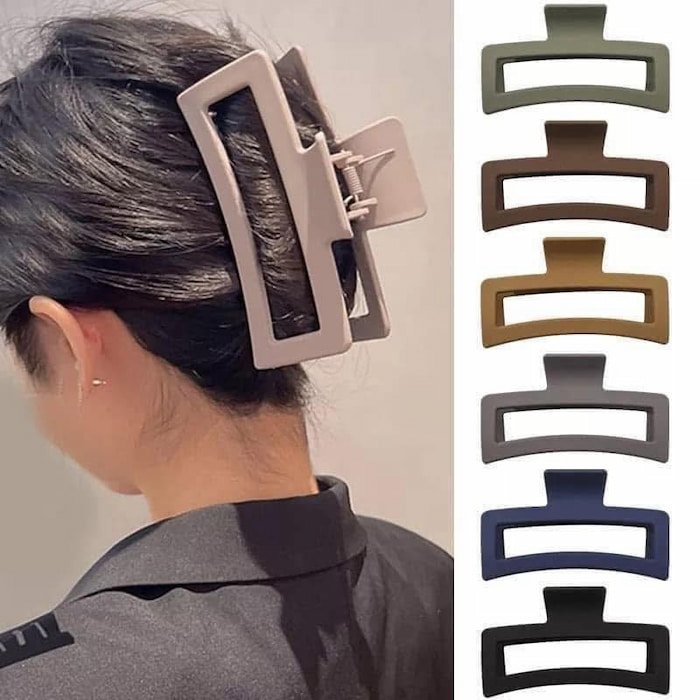 Pinza P/Cabello Cuadrada Jumbo - Imagen 2