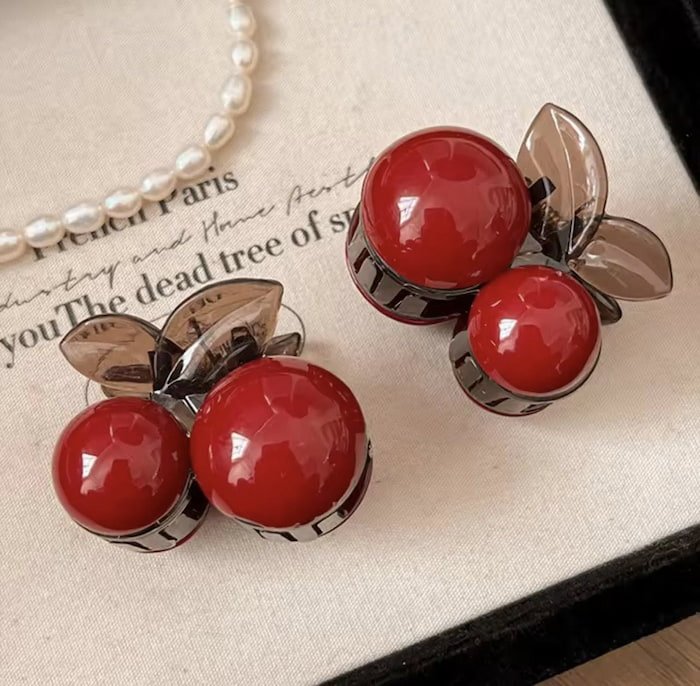 Pinza Cherry P/Cabello "El par" - Imagen 2