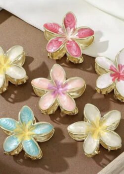 Pinza P/Cabello Flor Hawaiiana