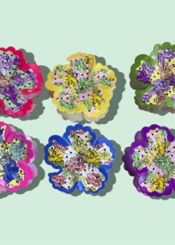 Pinza P/Cabello Flor Estampada