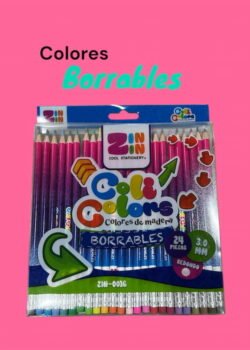 Colores Borrables 24 pz