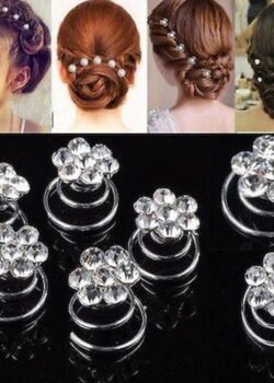 Horquillas en Espiral P/cabello 12pz