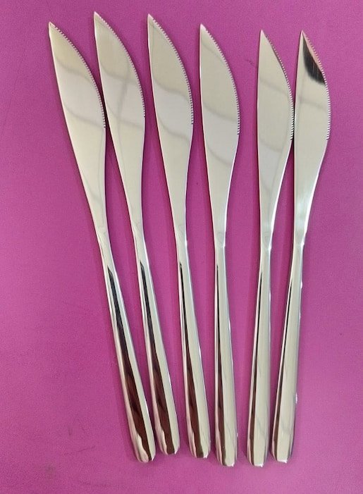 Cubiertos Plateados Premium 6pz