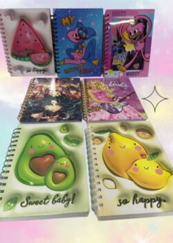 Libreta de Resorte Varios Diseños