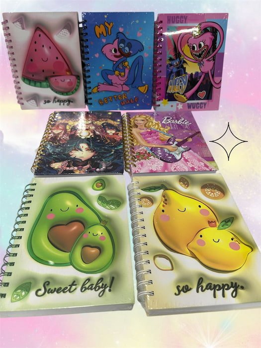 Libreta de Resorte Varios Diseños