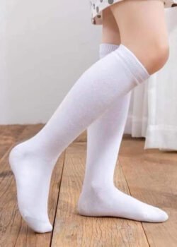 Calceta Escolar Larga (BLANCAS)