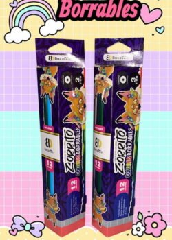 Colores Borrable Zorrito 12 pz