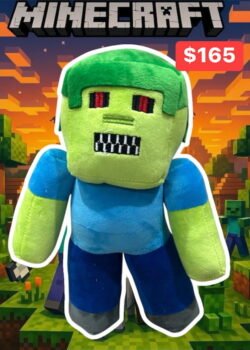 Peluche zombie de Minecraft