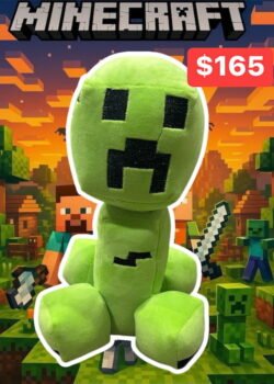 Peluche Creeper de Minecraft