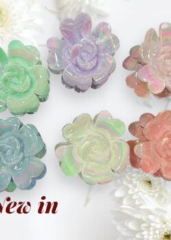 Pinza Flor P/Cabello grande