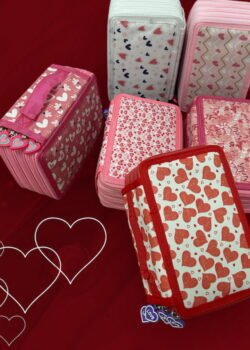 Lapicera Corazones 4 Cierres