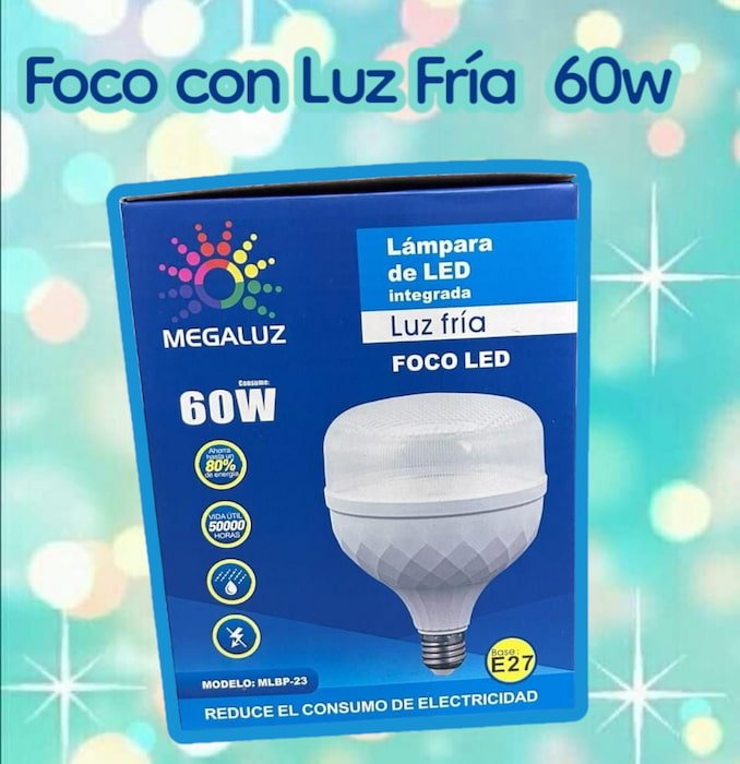 Foco LED Luz Fria de 60W