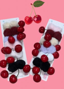 Docena de Pasador Pompón Cherry
