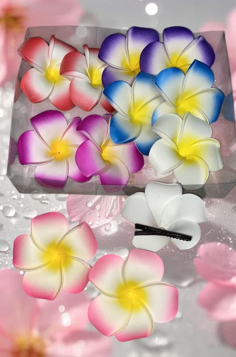 Pasador de Flor Hawaiana Grande C/U